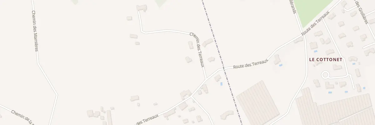 Plan du 990 Che des Terreaux à Sonnay