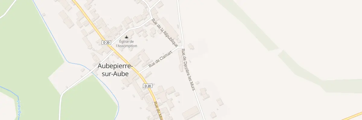 Plan du 5 Rue de Derriere Les Murs à Aubepierre-sur-Aube