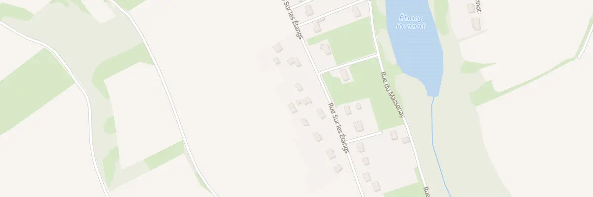 Plan du 8A Rue sur les Etangs à Allériot