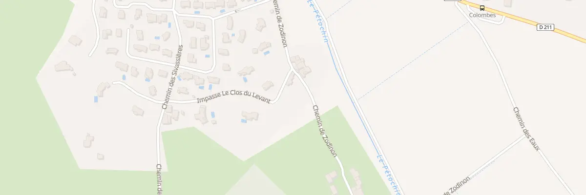 Plan du 376 Che de Zodinon à Montéléger