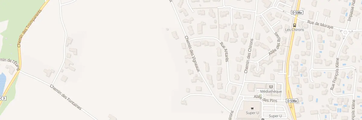 Plan du 5276 Che des Vigneaux à Beaumont-lès-Valence