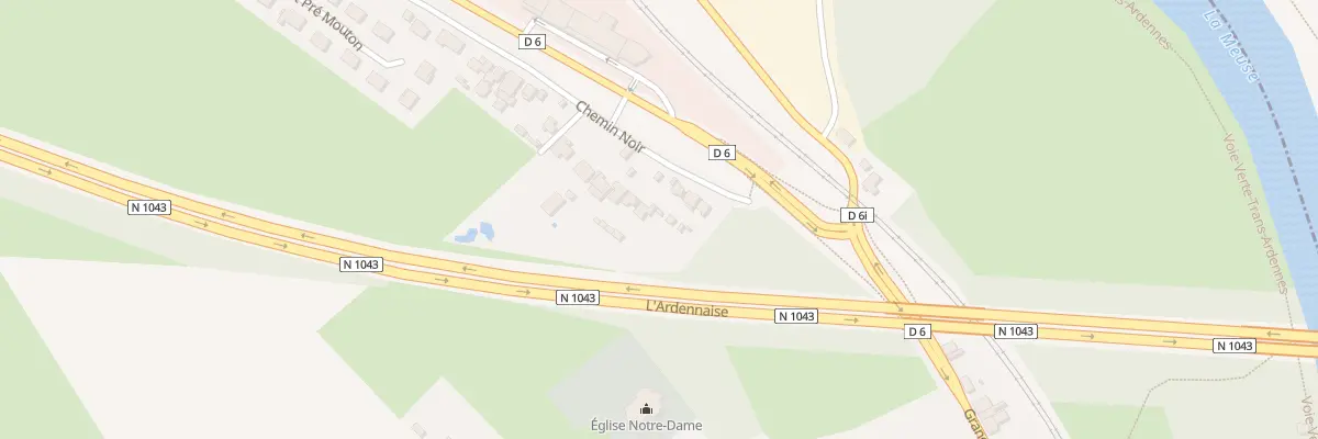 Plan du 9 Che Noir à Wadelincourt