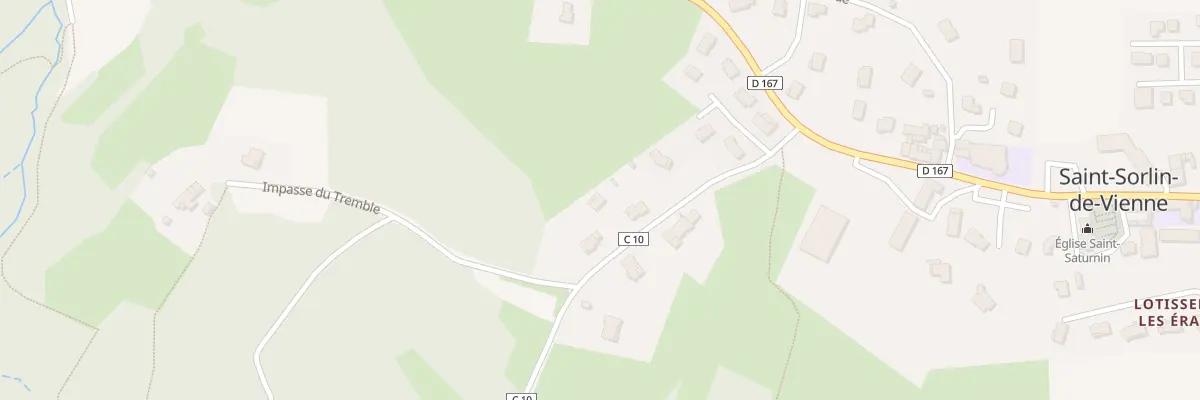 Plan du 26 Imp du Tremble à Saint-Sorlin-de-Vienne