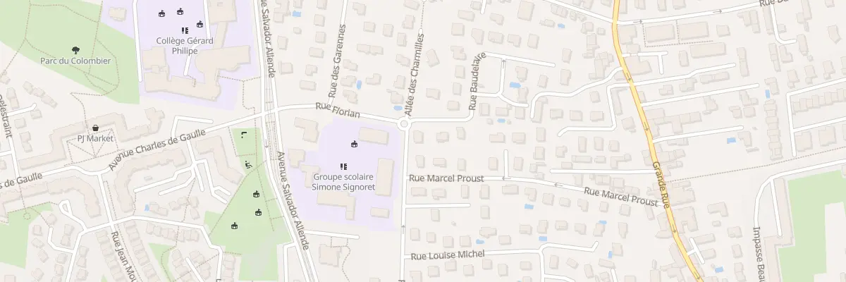 Plan du 21 Rue des Garennes à Saint-Priest