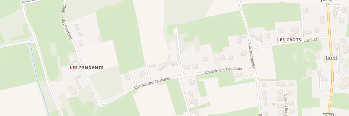 Plan du 12 Che des Pendants à Préty