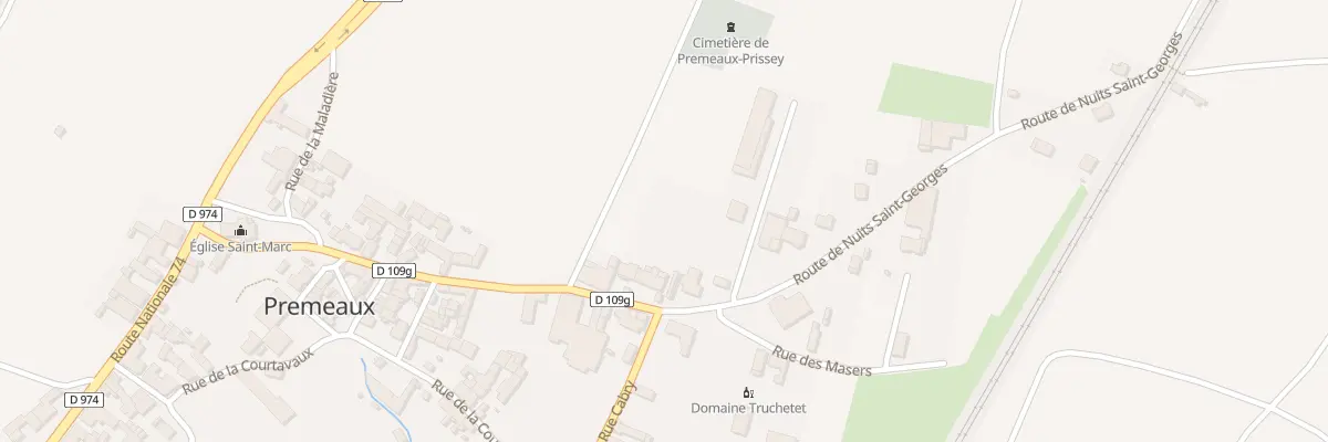 Plan du 18 Rue de l’Eglise à Premeaux-Prissey