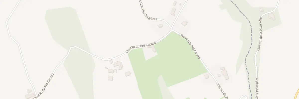Plan du 55 Che du Pre Cocard à La Chapelle-de-Surieu