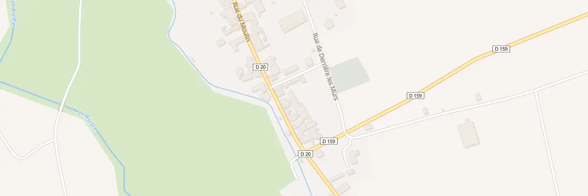 Plan du 22 Rue du Moulin à Aubepierre-sur-Aube