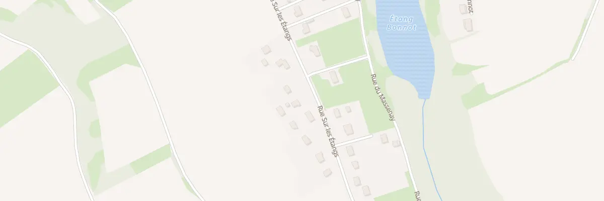 Plan du 10 Rue sur les Etangs à Allériot