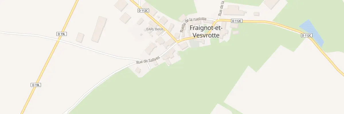 Plan du 1 Rue de Salives à Fraignot-et-Vesvrotte