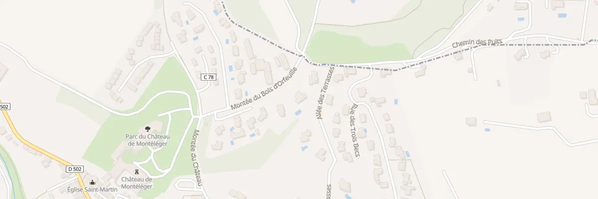 Plan du 495 All des Terrasses à Montéléger