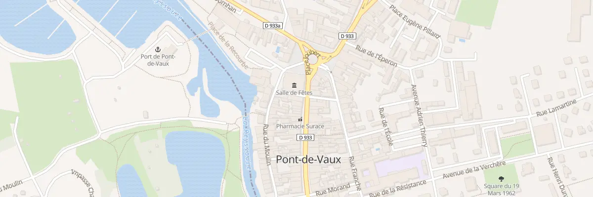 Plan du 1 Rue Grenette à Pont-de-Vaux