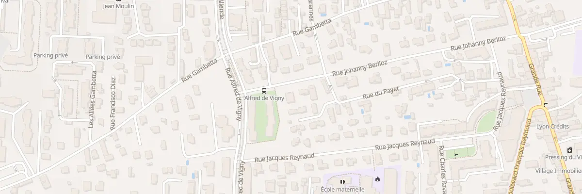 Plan du 39 Rue Johany Berlioz à Saint-Priest