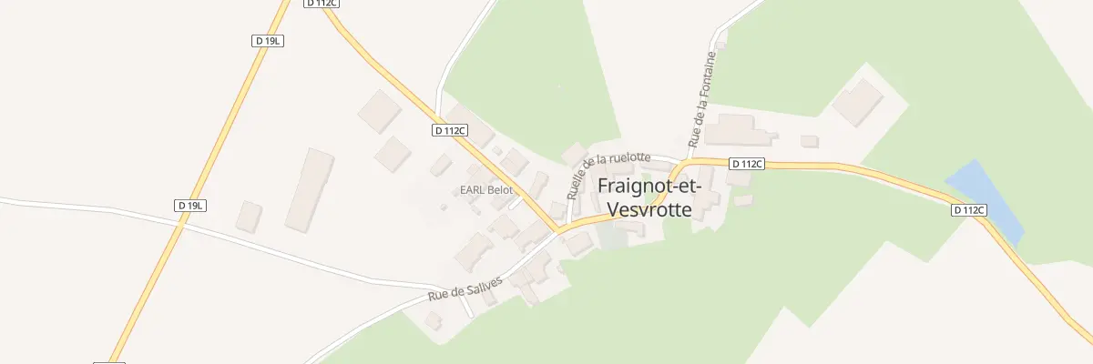 Plan du 16 Rue du Bourg à Fraignot-et-Vesvrotte