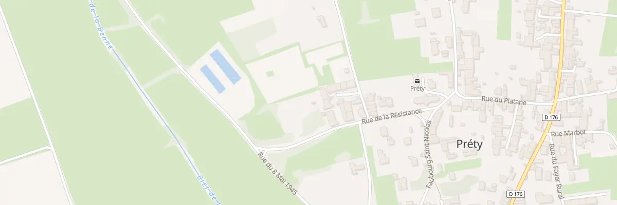 Plan du 3 Le Chevenat à Préty
