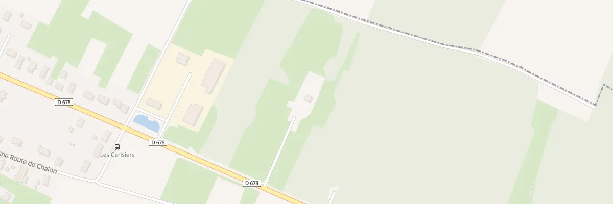 Plan du 59 Rte de St Germain du Bois à Oslon