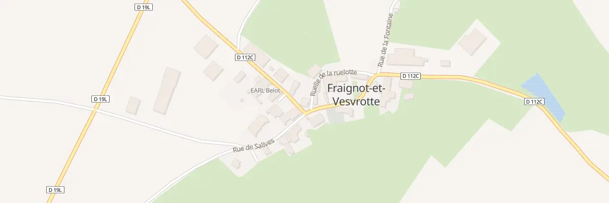 Plan du 14 Rue du Bourg à Fraignot-et-Vesvrotte