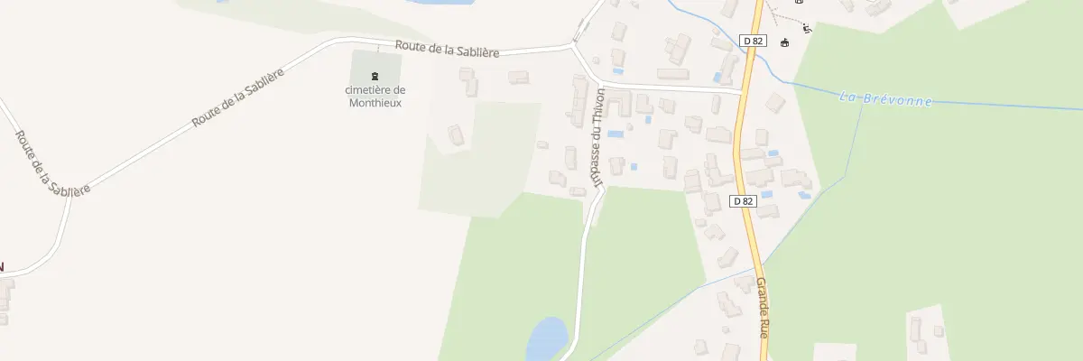 Plan du 80 Imp du Thivon à Monthieux