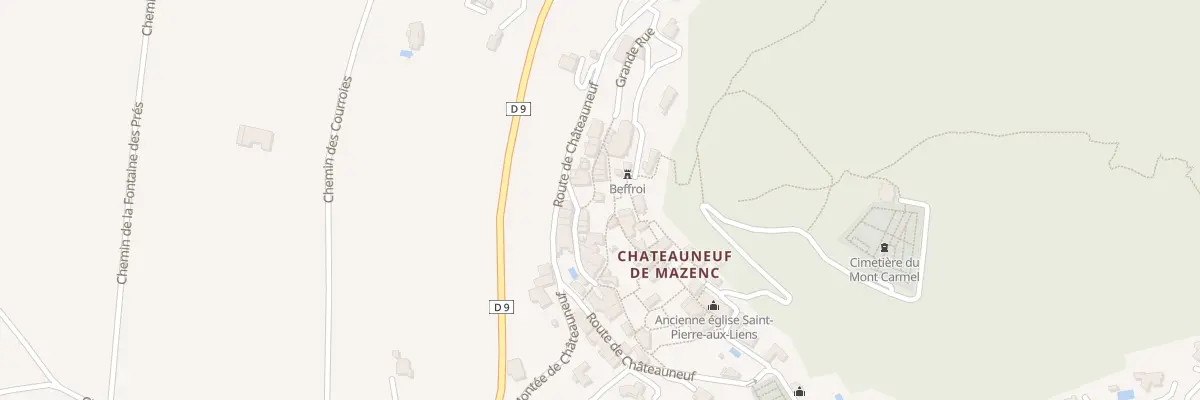 Plan du 20 Mte des Cardeurs à La Bégude-de-Mazenc