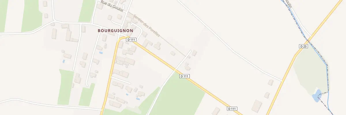 Plan du 8 Rue des Haras (Bourguignon) à Meursanges