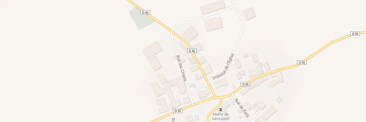 Plan du 3 Rue des Chiens à Saint-Juvin