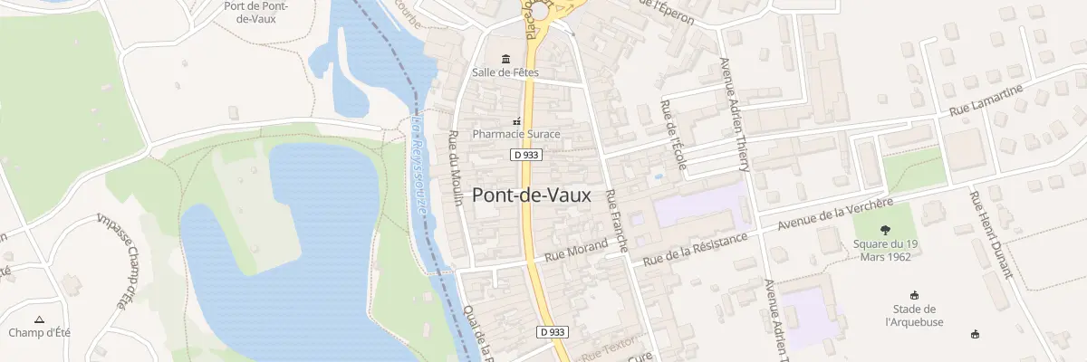 Plan du 24 Rue Franche à Pont-de-Vaux