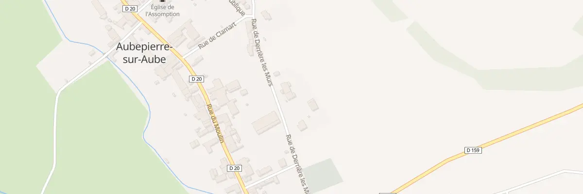 Plan du 8 Rue de Derriere Les Murs à Aubepierre-sur-Aube