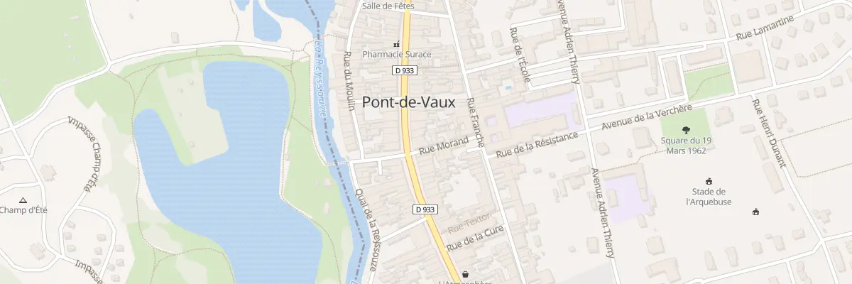 Plan du 3 Rue Morand à Pont-de-Vaux