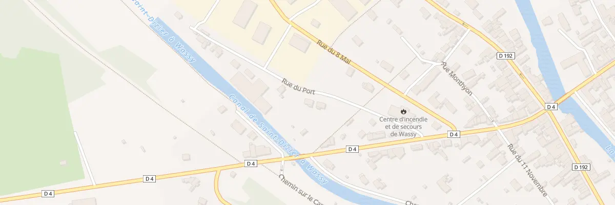Plan du 19 Rue du Port à Wassy