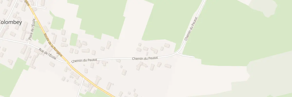 Plan du 15 Che du Peutot à Ouroux-sur-Saône