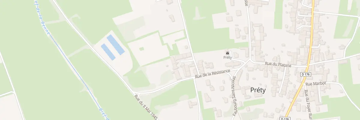 Plan du 7 Le Chevenat à Préty