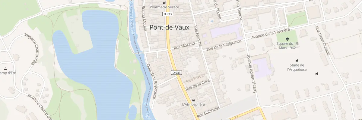 Plan du 57 Rue Mal de Lattre de Tassigny à Pont-de-Vaux
