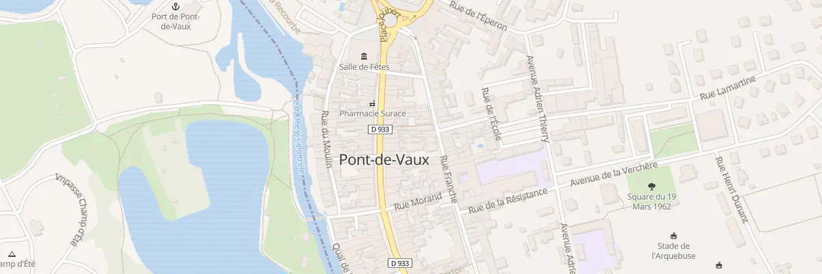 Plan du 27 Rue Mal de Lattre de Tassigny à Pont-de-Vaux