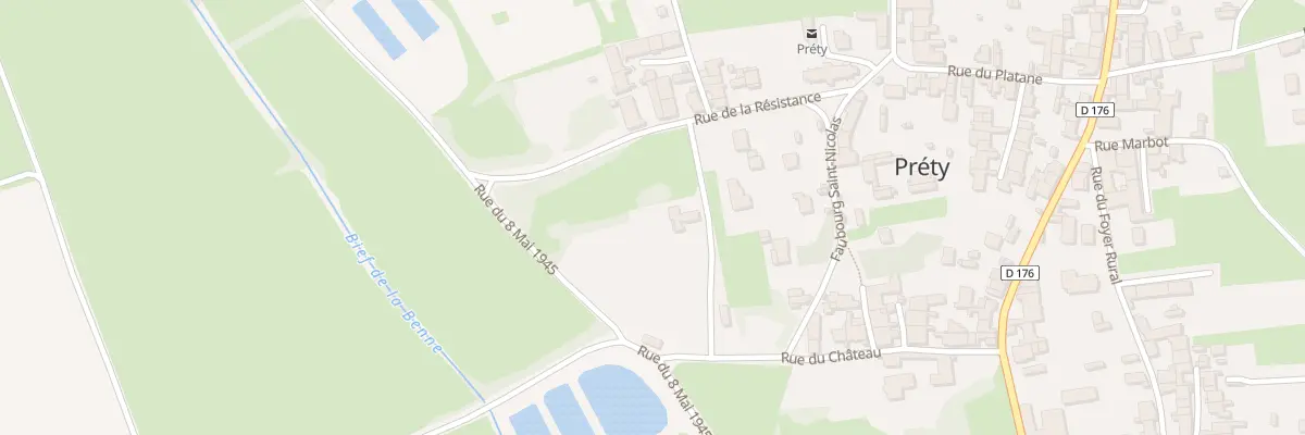 Plan du 10 Rue du Fg Saint Nicolas à Préty