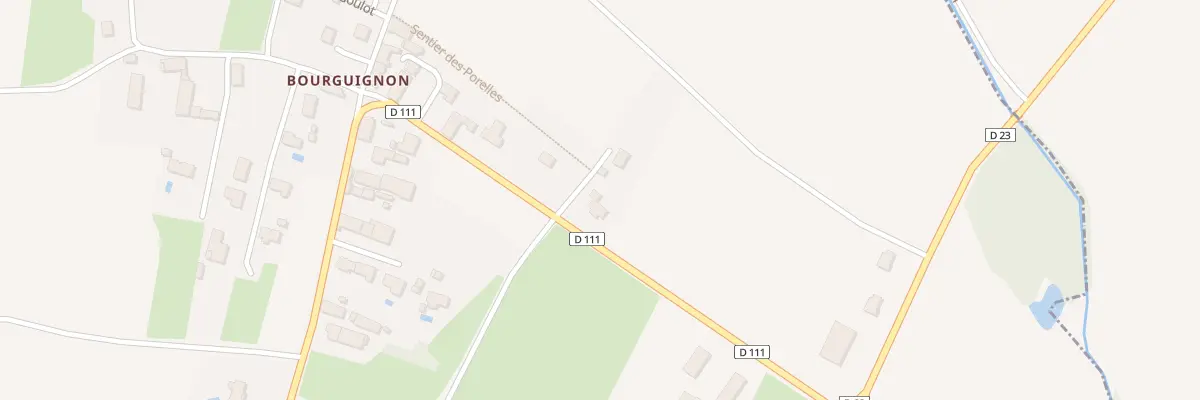 Plan du 6 Rue des Haras (Bourguignon) à Meursanges