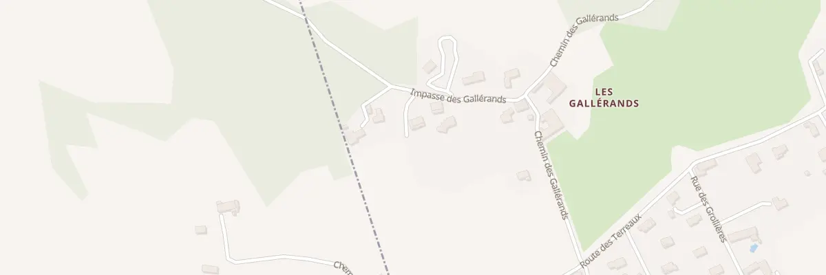 Plan du 137 Imp des Gallerands à Bellegarde-Poussieu