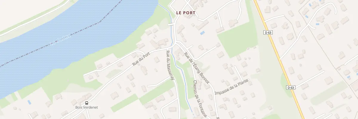 Plan du 5122 Rue de l’Etang Bonnot à Allériot