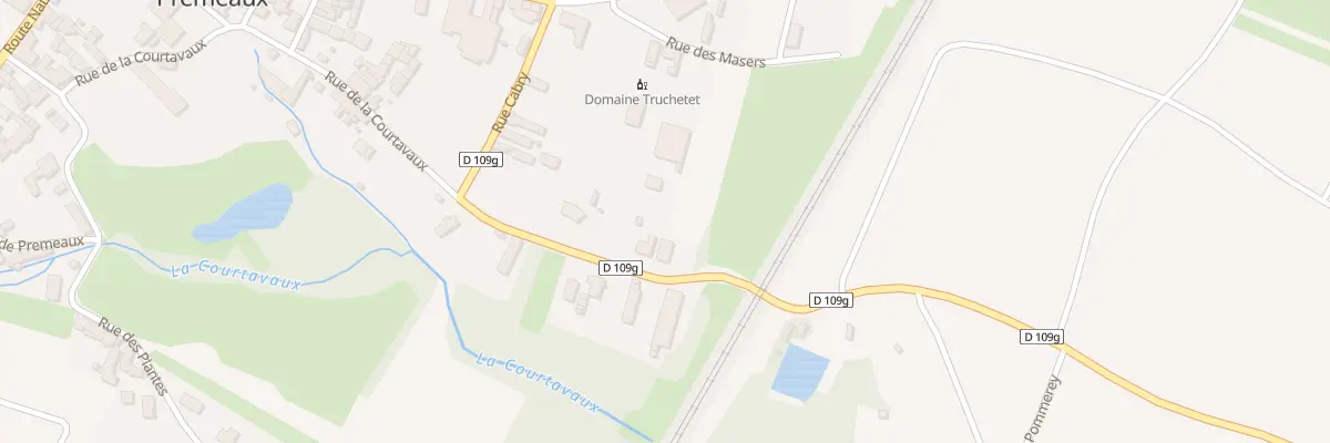 Plan du 42 Rue de la Courtavaux à Premeaux-Prissey