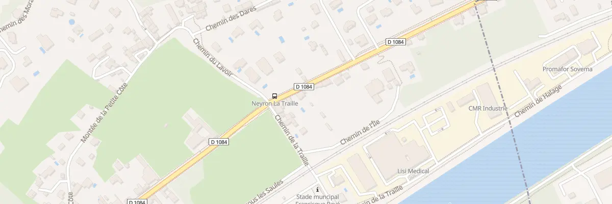 Plan du 25 Rte de Genève à Neyron