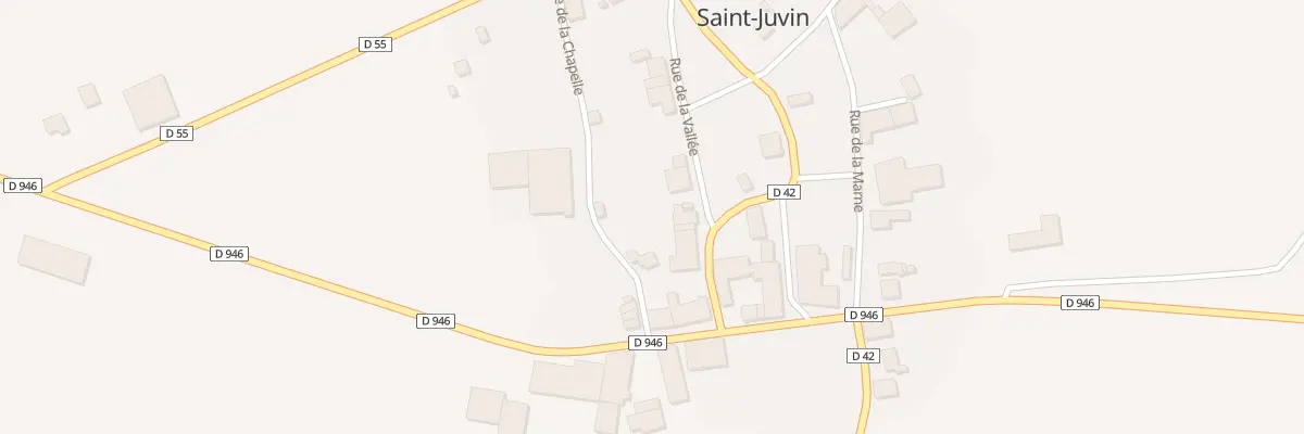 Plan du 12 Rue de la Vallee à Saint-Juvin