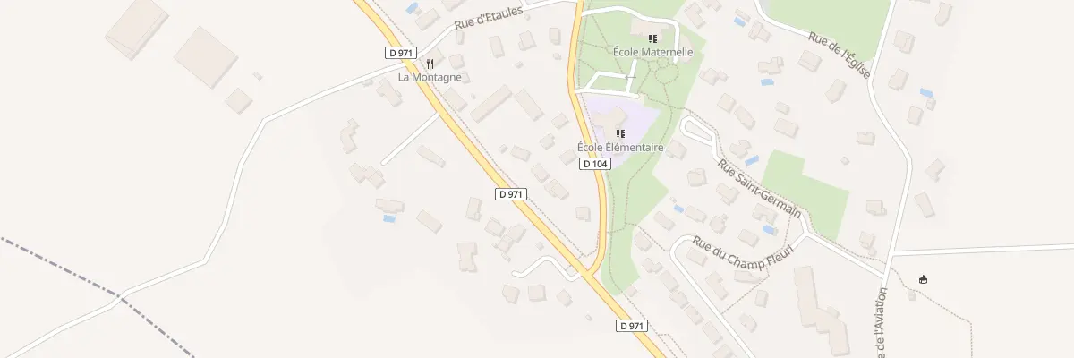 Plan du 18 Rte de Troyes à Darois