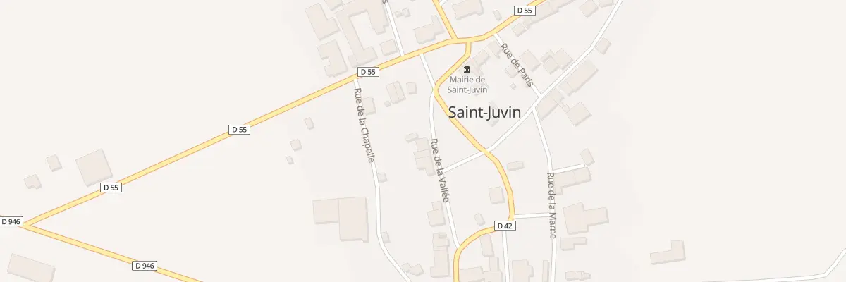 Plan du 6 Rue de la Vallee à Saint-Juvin