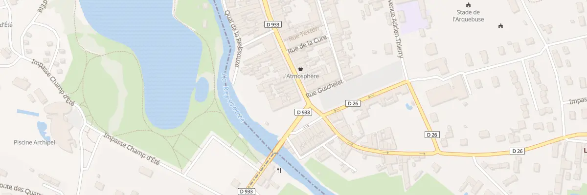 Plan du 90 Rue Mal de Lattre de Tassigny à Pont-de-Vaux