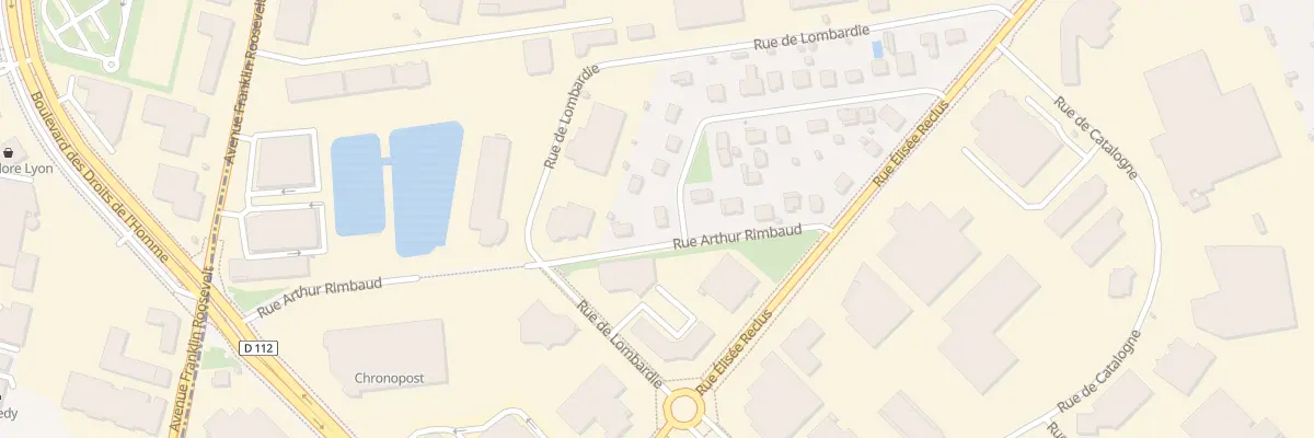 Plan du 30 Rue Paul Verlaine à Décines-Charpieu