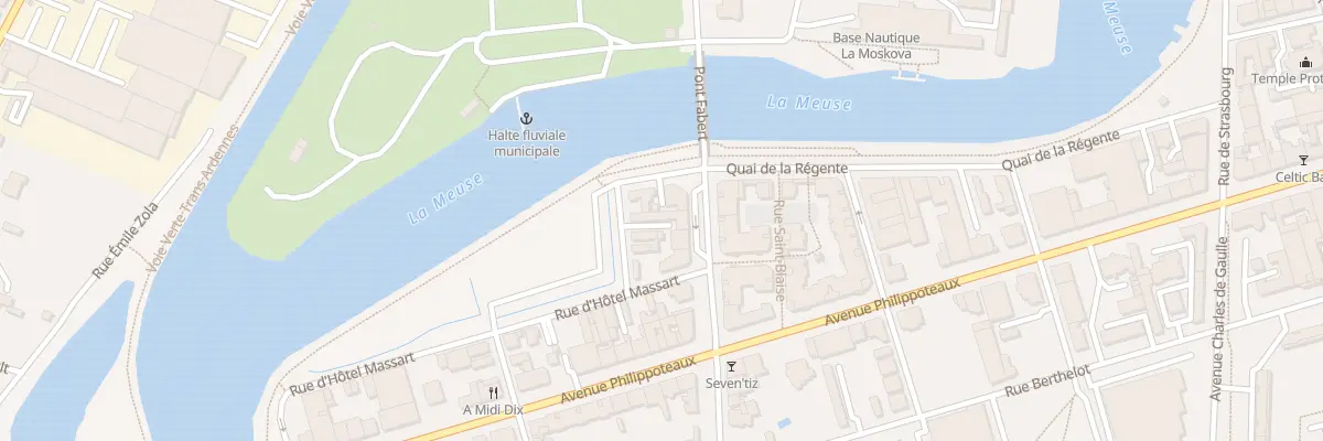 Plan du 3 Rue du Port à Sedan