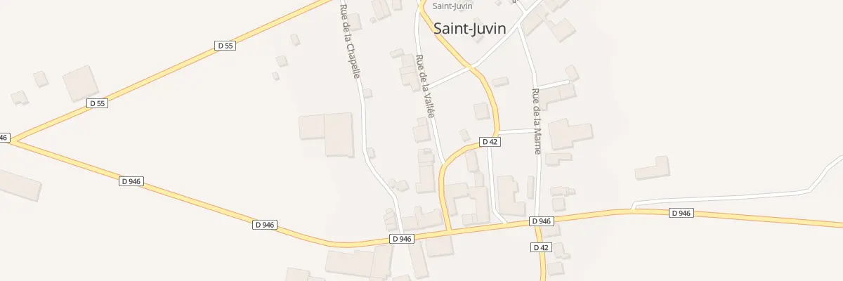 Plan du 10 Rue de la Vallee à Saint-Juvin