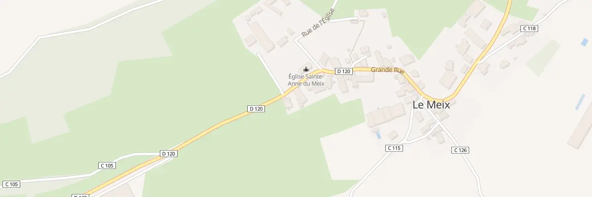 Plan du 5023 Le Village au Meix