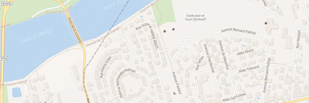 Plan du 15 Rue Victor et Hélène Basch à Décines-Charpieu