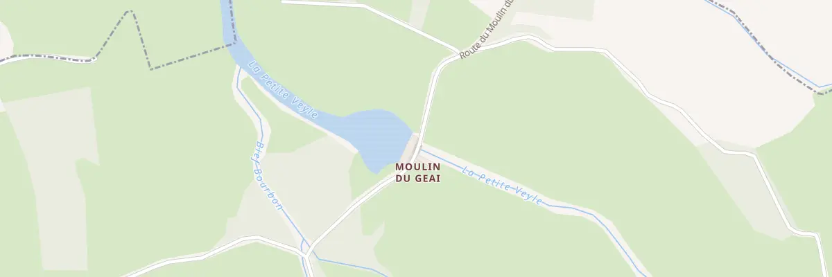 Plan du 1015 Rte du Moulin du Geai à Biziat