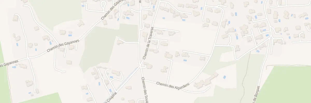 Plan du 459 Che de la Traverse à Châteauneuf-de-Gadagne